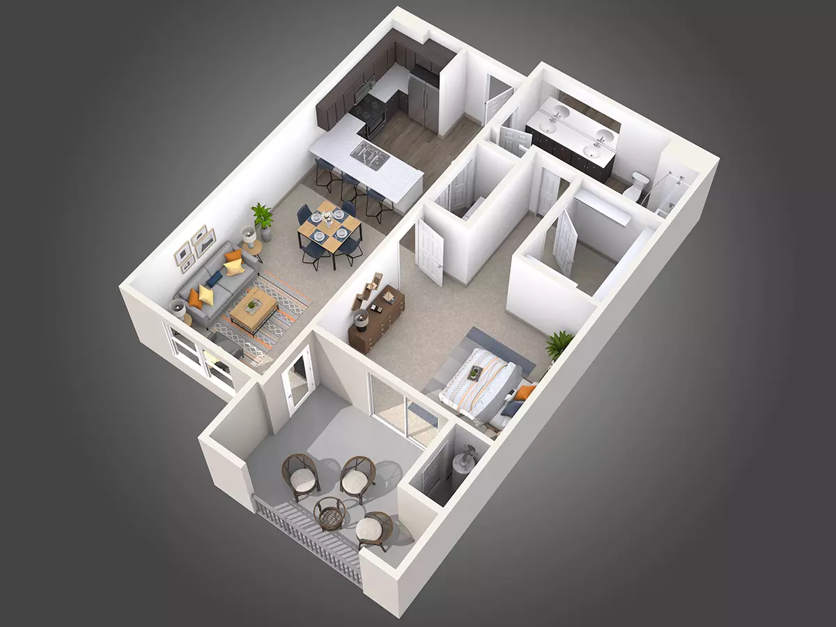Unit 464 362 floor plan