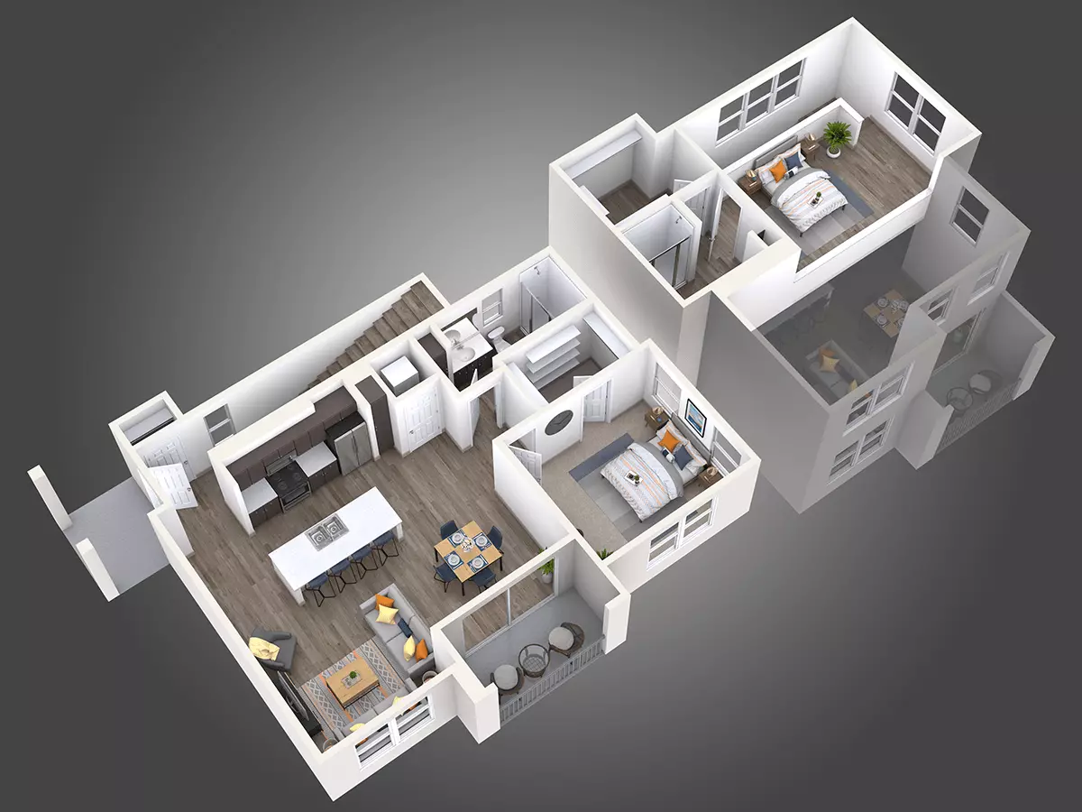 Unit 270 420 floor plan