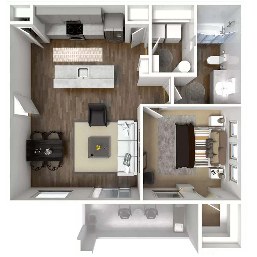 Unit 219 221 floor plan
