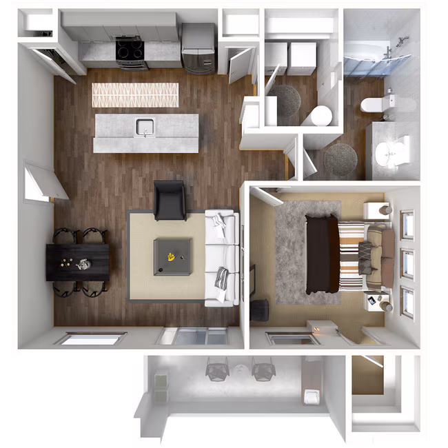 Unit 119A 235 floor plan