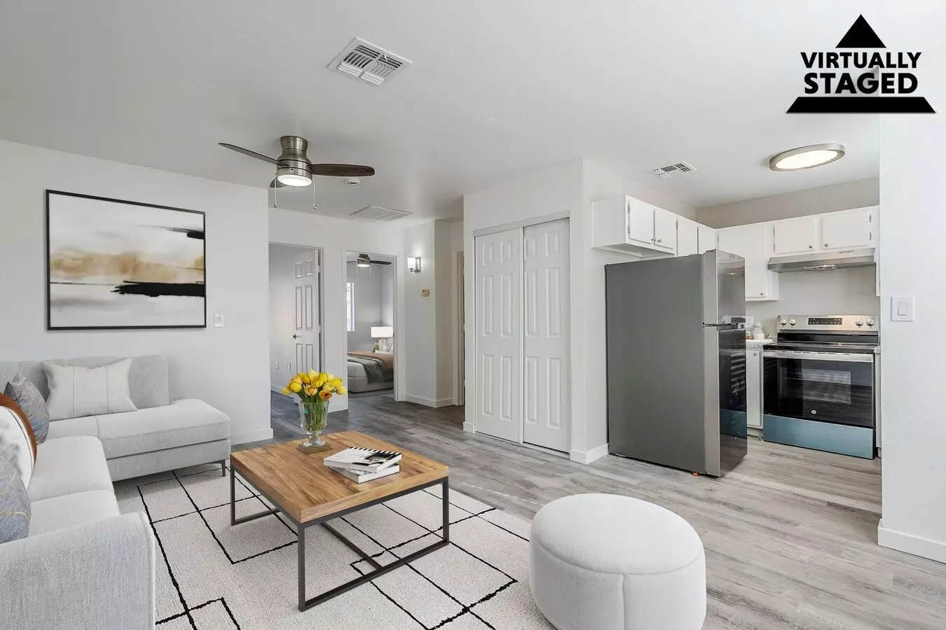 2 Beds • 1 Bath floor plan