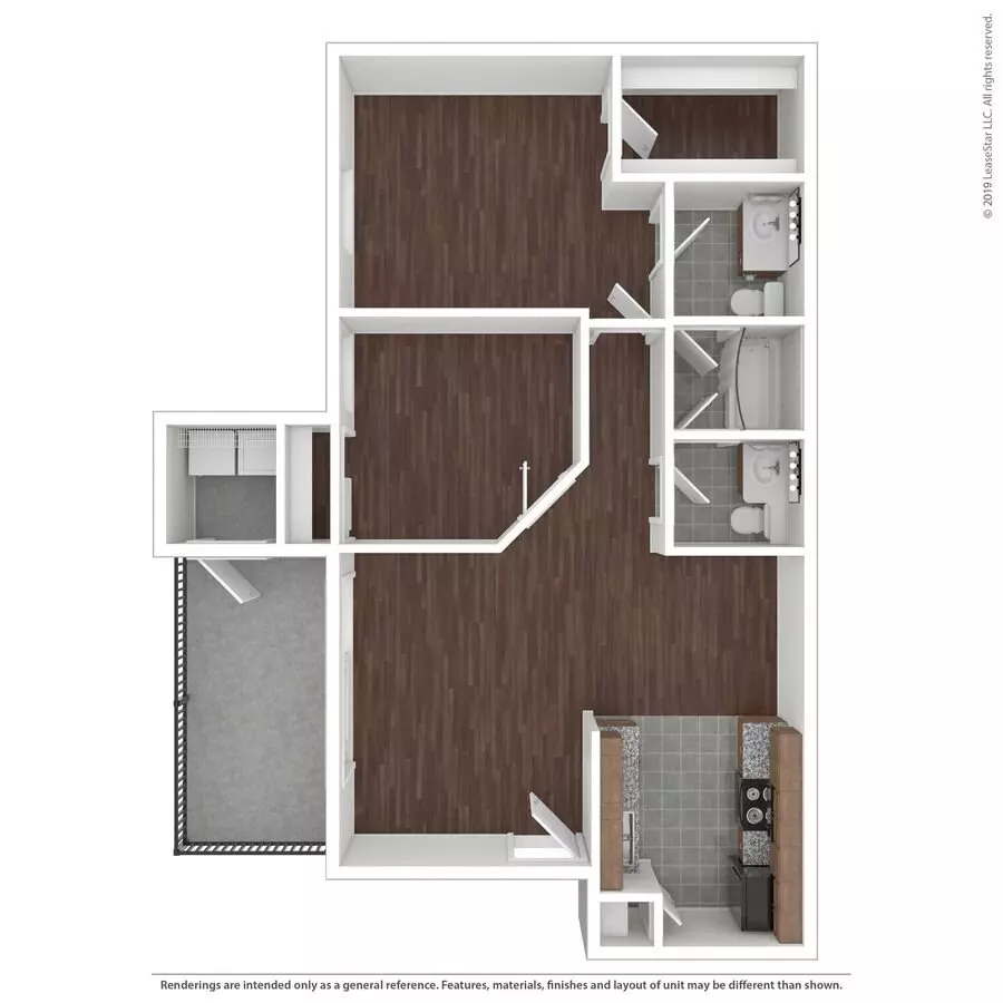 Unit 2047 2043 floor plan
