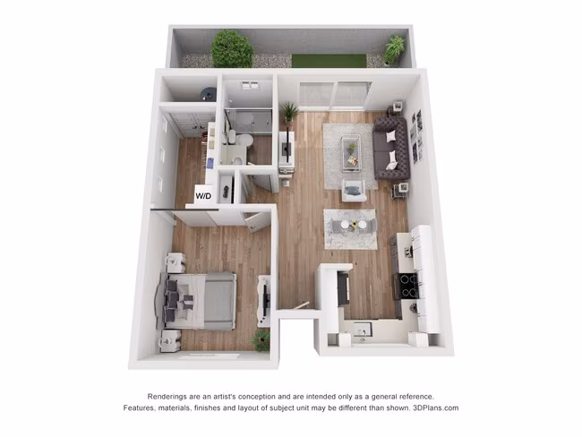 1 Bed • 1 Bath 331 floor plan