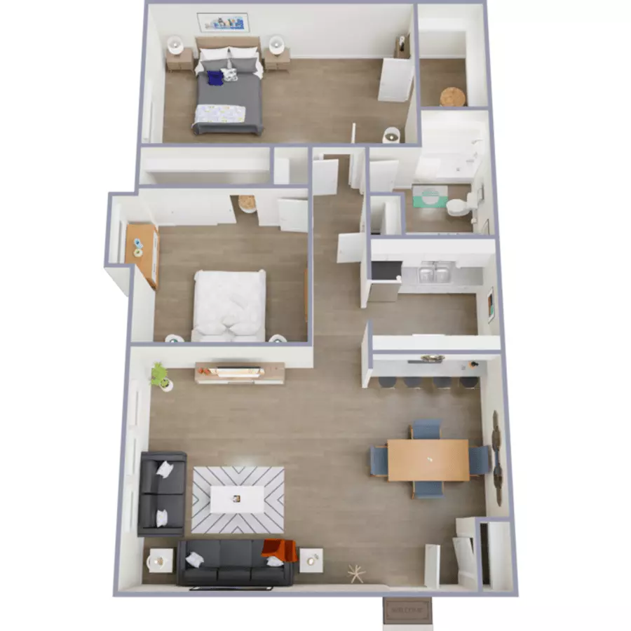 2x1 22 floor plan