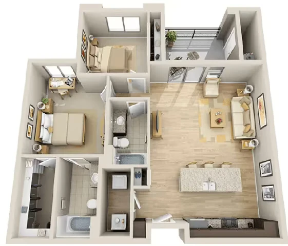 B1 4050 floor plan