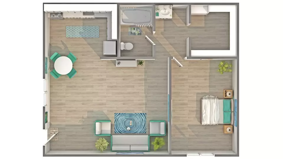 Chicago E-176 floor plan