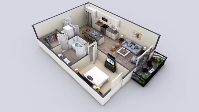 A1 floor plan