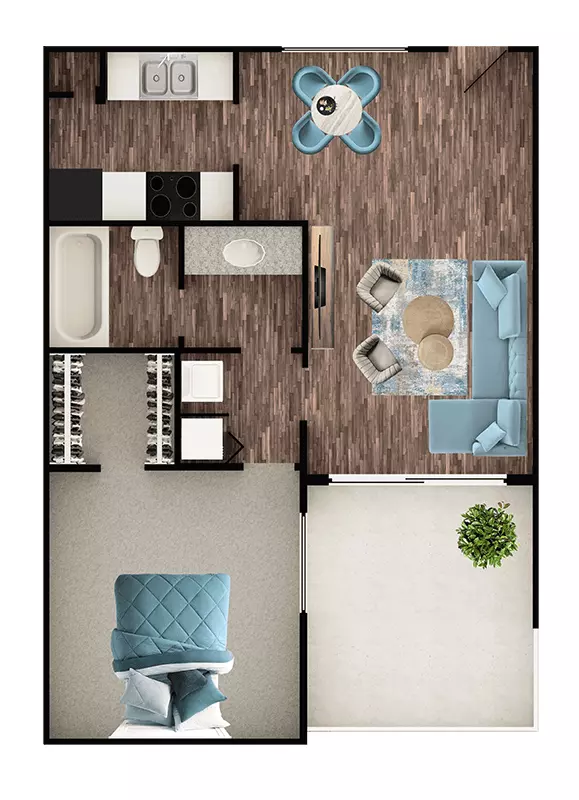 Unit 256 149 floor plan
