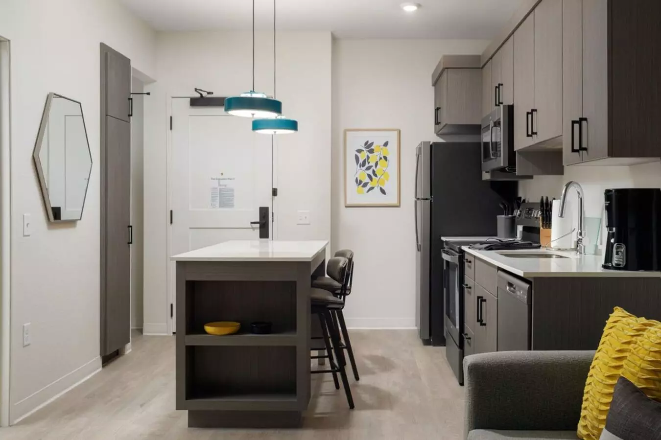 1 Bed 1 Bath 407 floor plan