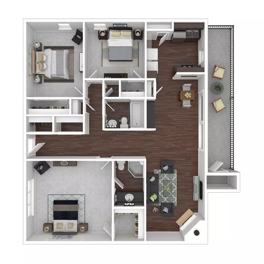 Unit 1075 1075 floor plan