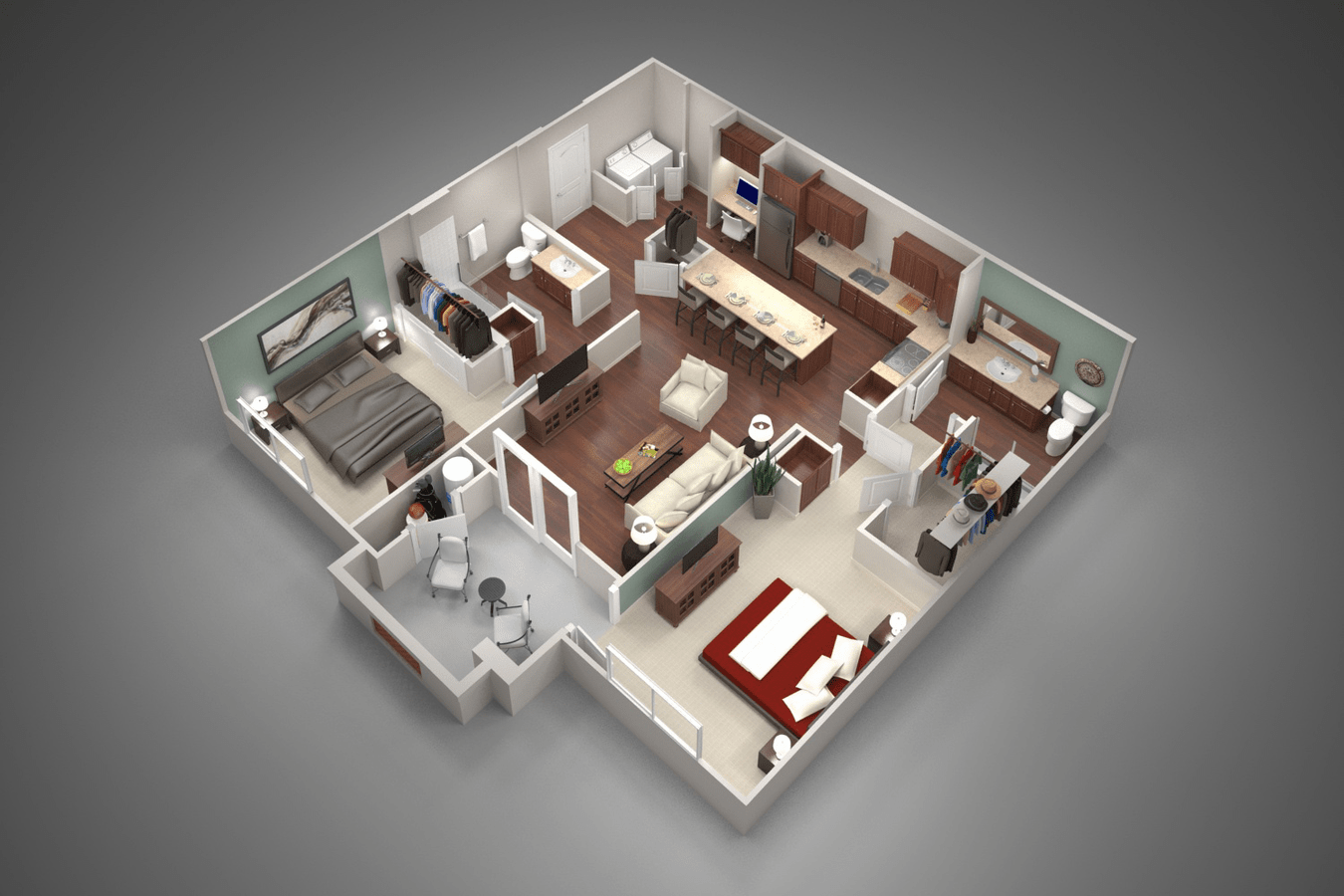 Unit 3040 3040 floor plan