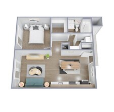 1x1 AUCMPK floor plan