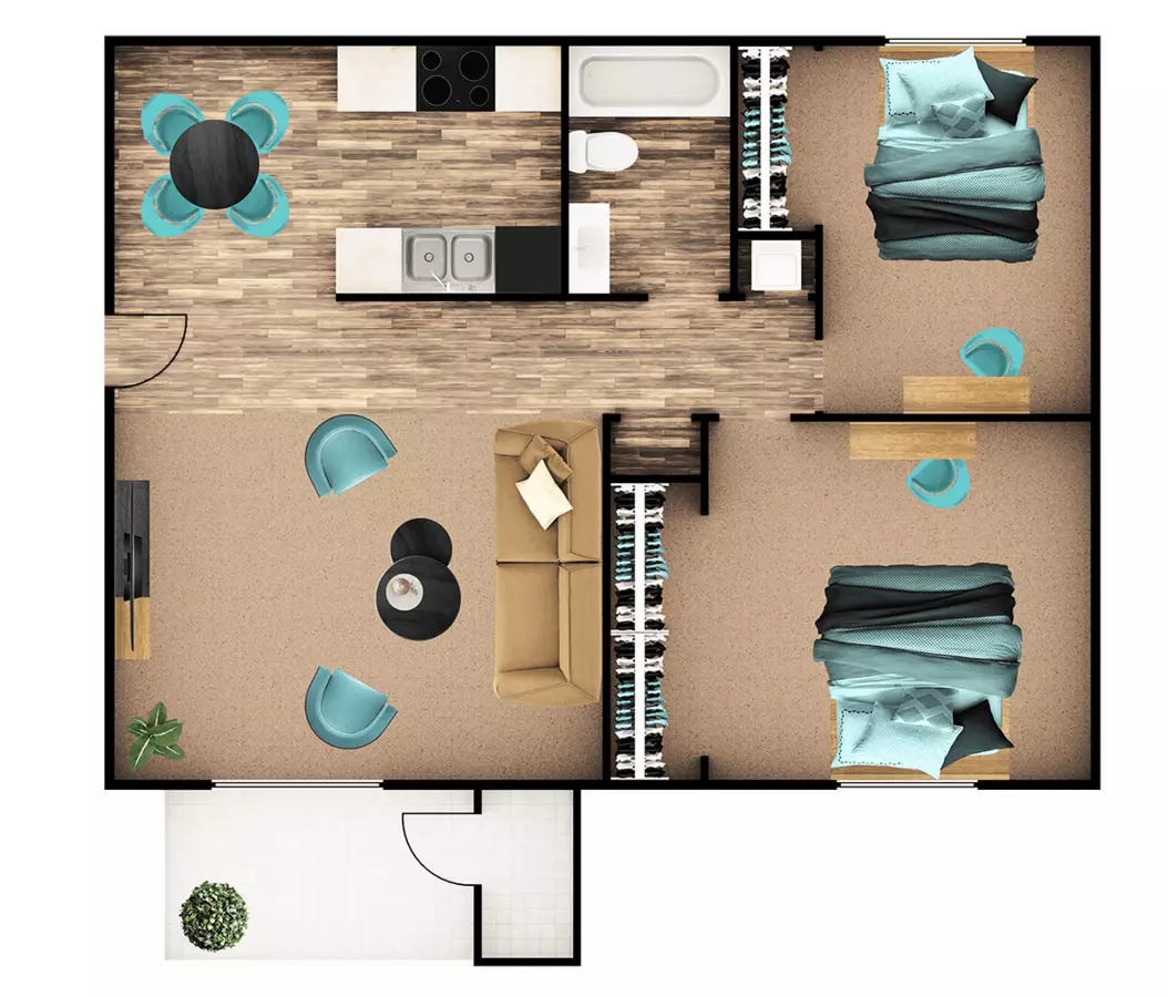 Unit 208 326 floor plan
