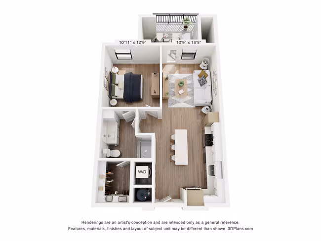 A1 2-1032 - ADA floor plan
