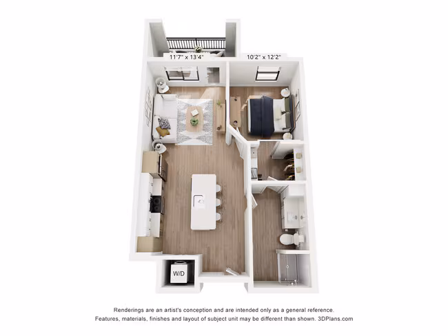 A2 1-1015 floor plan