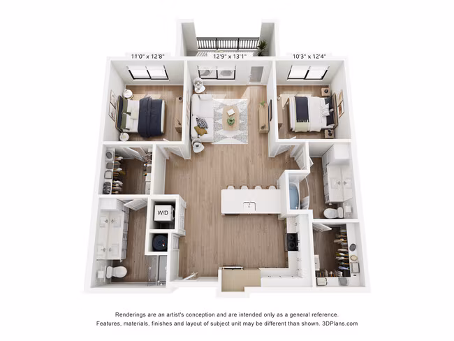 B2 1-2001 floor plan