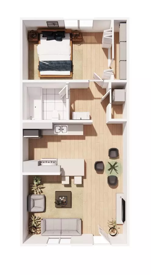 1 Bed • 1 Bath G20 floor plan