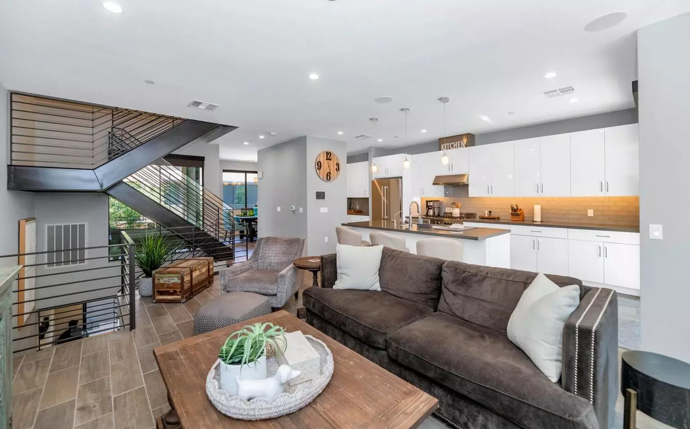 2 Beds • 3 Bath - floor plan