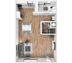 S1R-W/D floor plan
