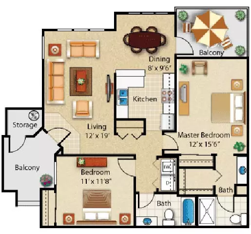 Unit 147 146 floor plan
