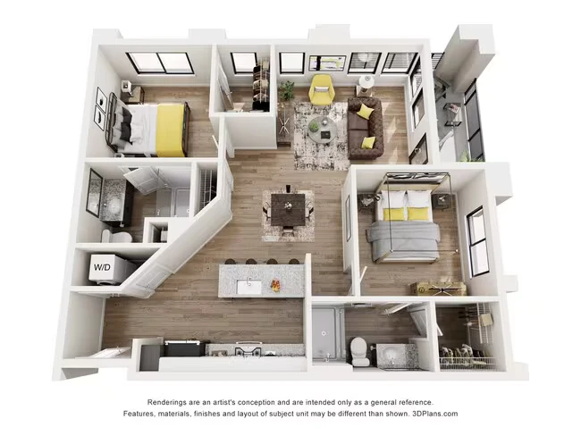 Unit 435 443 floor plan