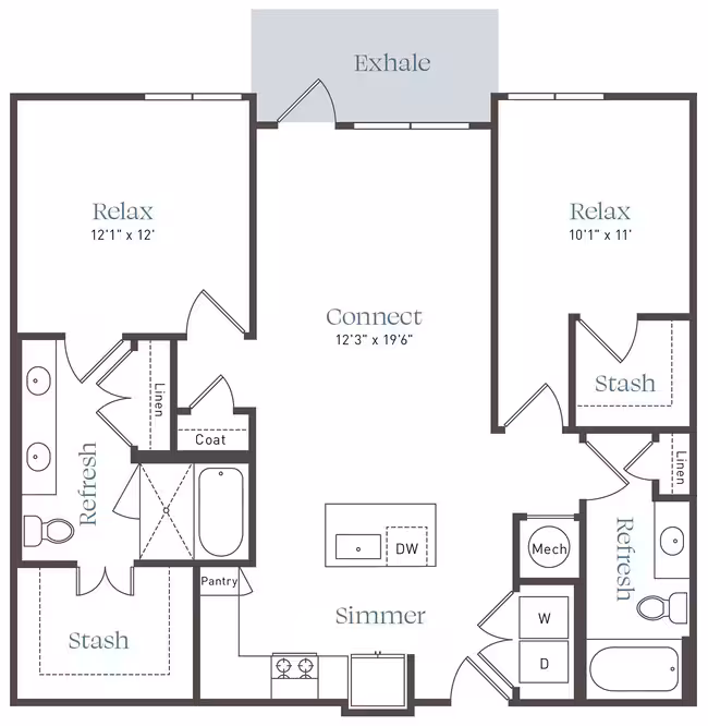 B1 2064 2064 floor plan