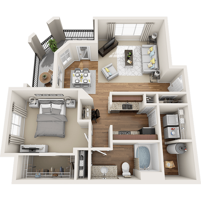1C-R1 1015 floor plan