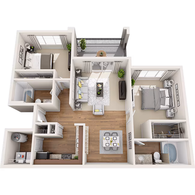2B-R2 2035 floor plan