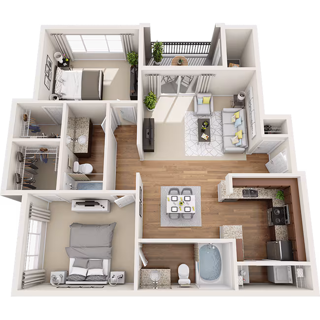 2C-R2 2065 floor plan