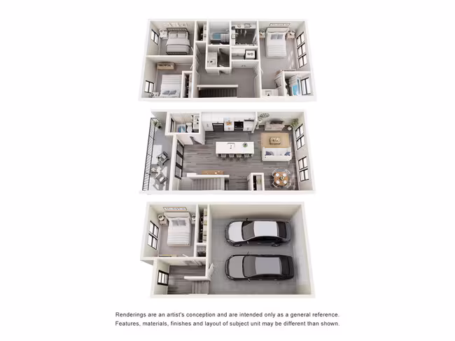 4 Beds • 3 Bath 76 floor plan