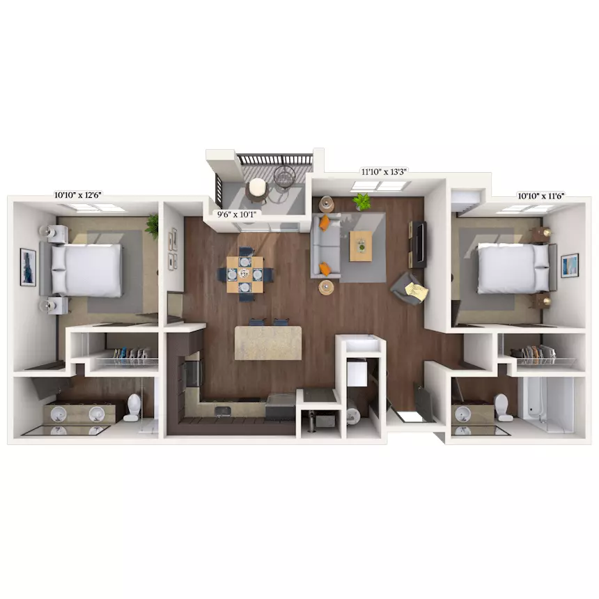 The Warhol 3001 floor plan