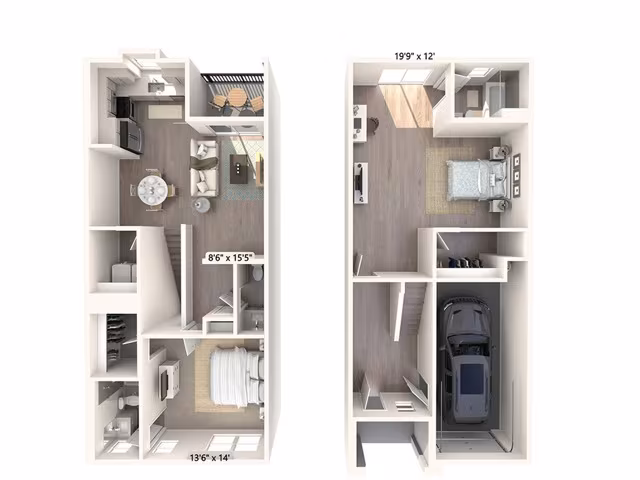 TH-B2 43245 N 42nd Drive floor plan