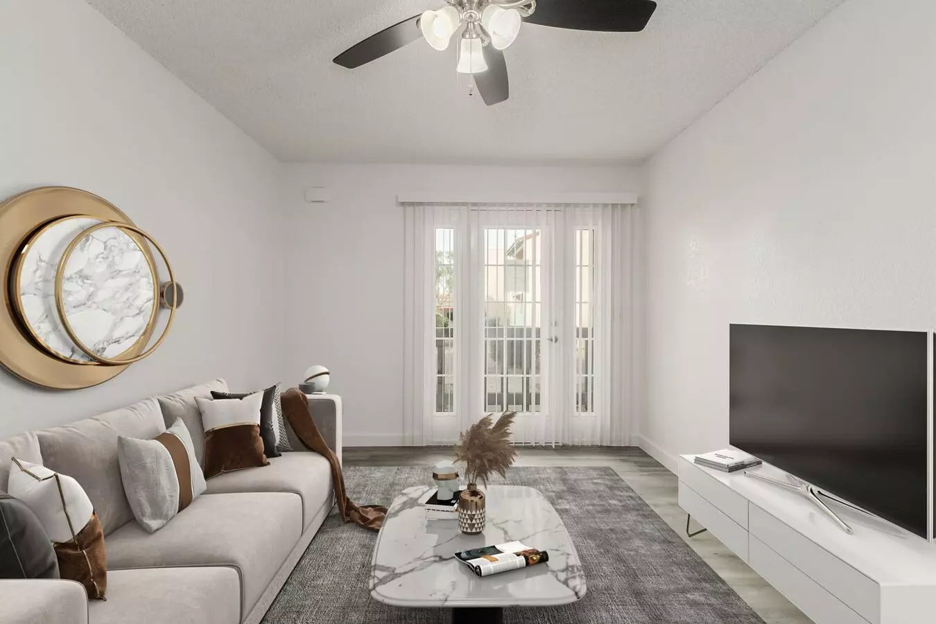 2BR/1BA 215 floor plan