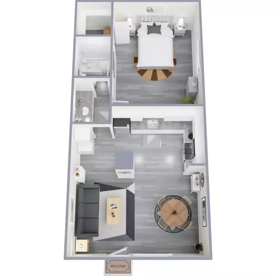 A1 Renovated 075 floor plan