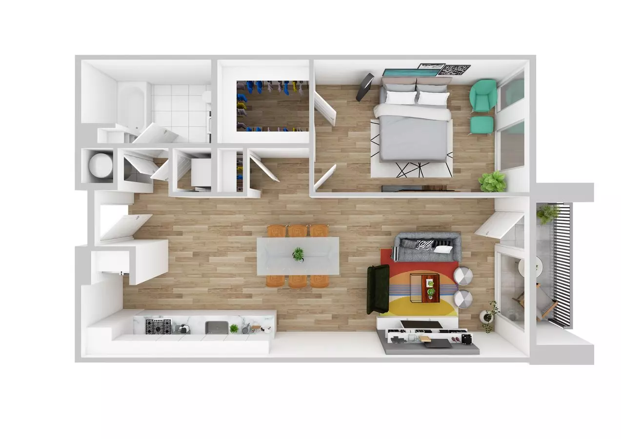 Unit 4055 1041 floor plan