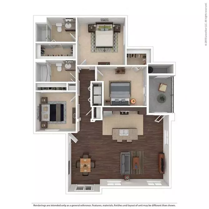 Unit 1018 2050 floor plan