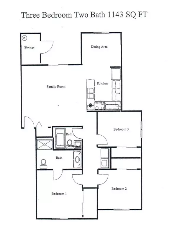 Unit - - floor plan
