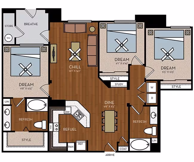 C1 F3001 F3001 floor plan