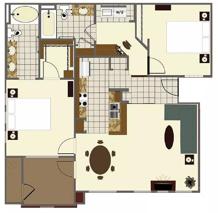 2C 312 floor plan