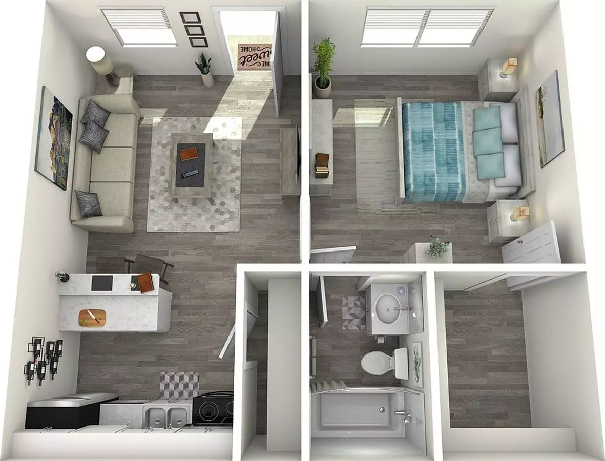 A1 2079 floor plan