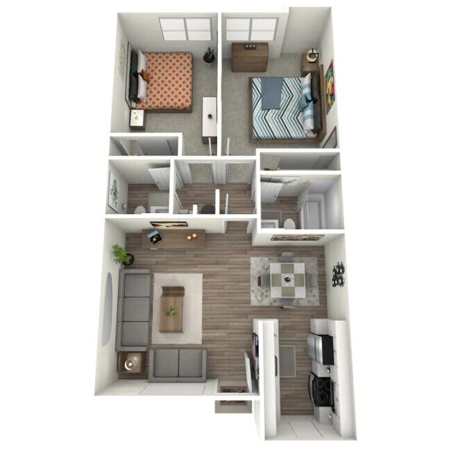 Tangerine AUCMQJ floor plan