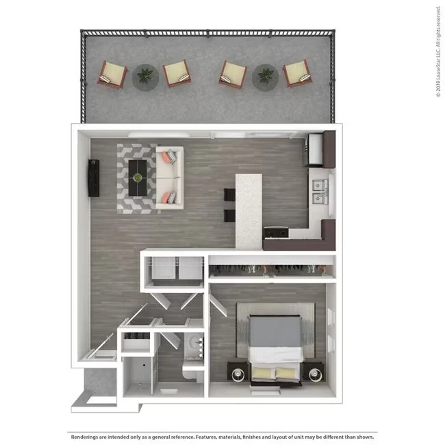 1 Bed • 1 Bath 94 floor plan
