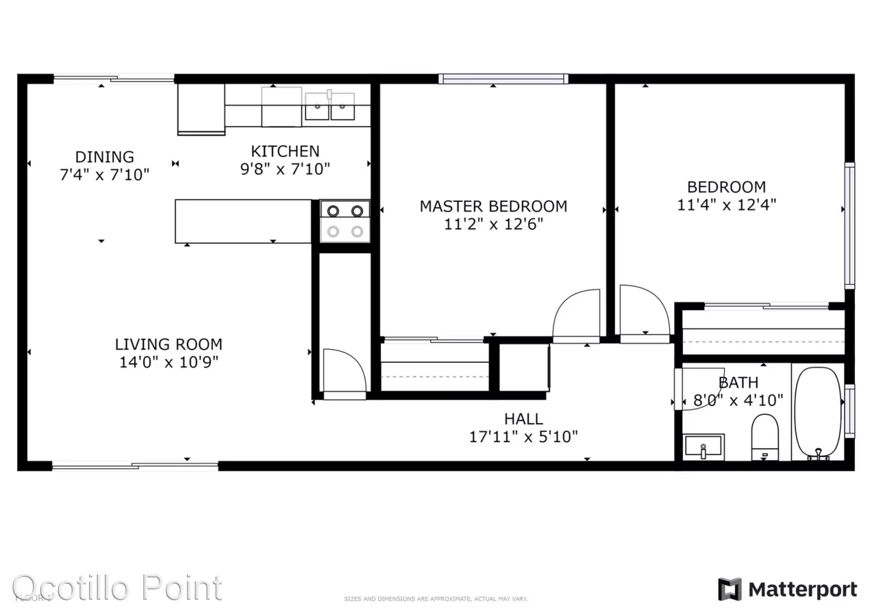 2X1 Yard floor plan