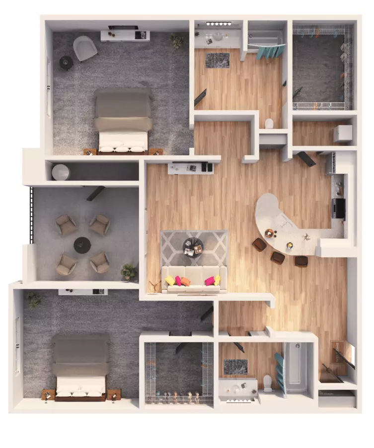 B3 2150 floor plan