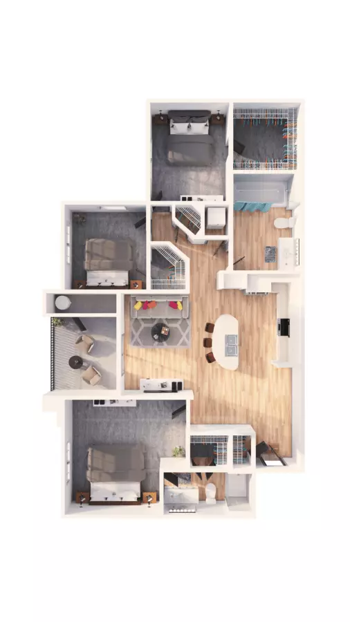 C1 1042 floor plan
