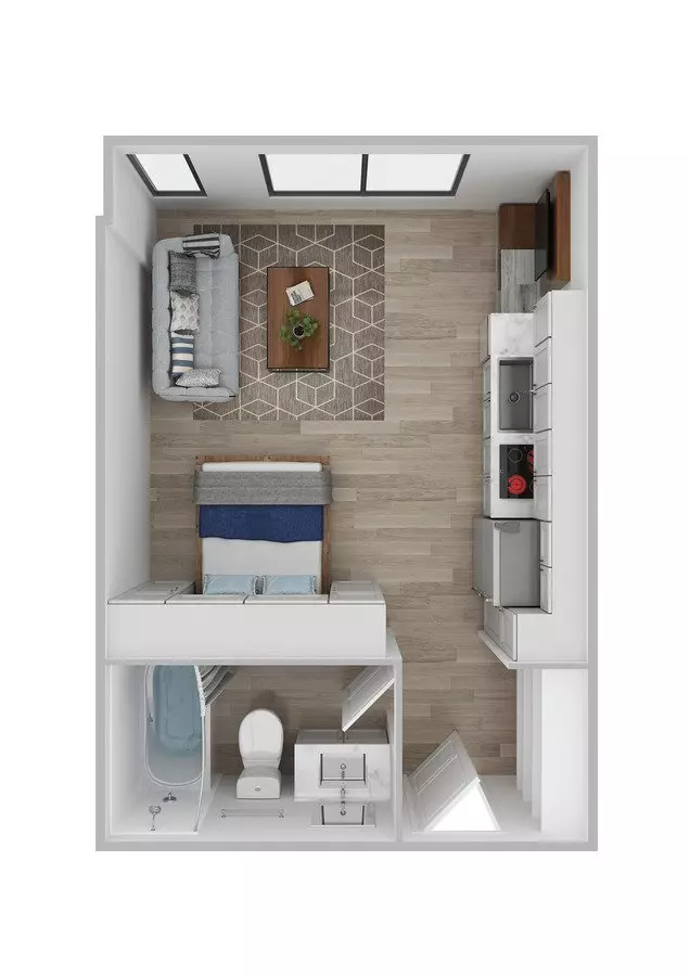 Unit 0909 0711 floor plan