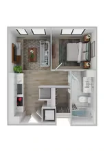Unit 1406 1406 floor plan