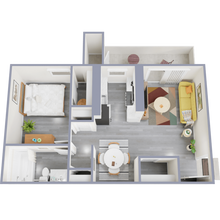1x1 209 floor plan