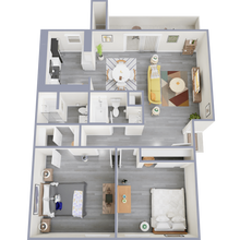 2x2 265 floor plan