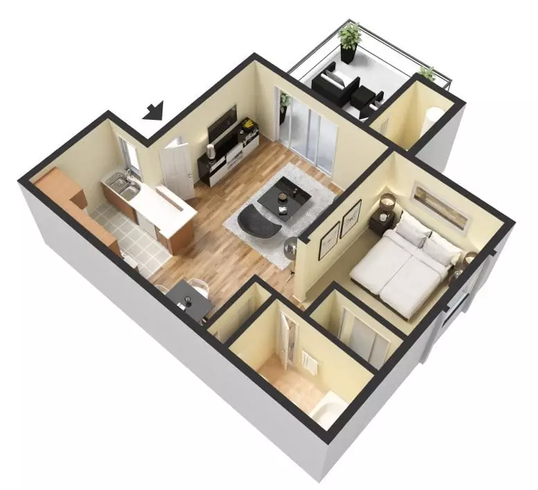 Unit 1055 1055 floor plan